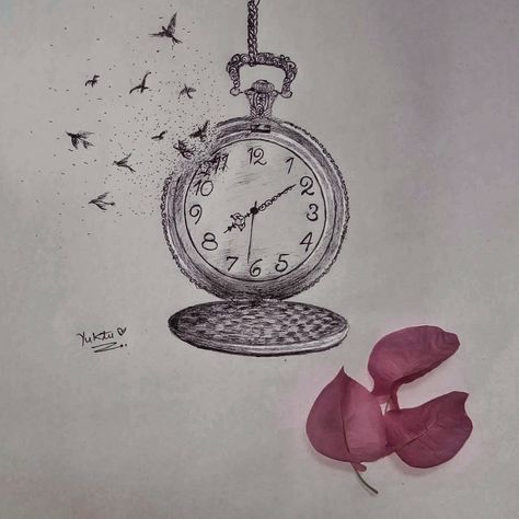 Time Flies Drawing, Time Capsule Tattoo Ideas, Time Flies Tattoo Ideas, Time Flies Tattoo, Tatts Ideas, Fly Drawing, Sleeve Ideas, Sleeves Ideas, Arm Tattoos For Women