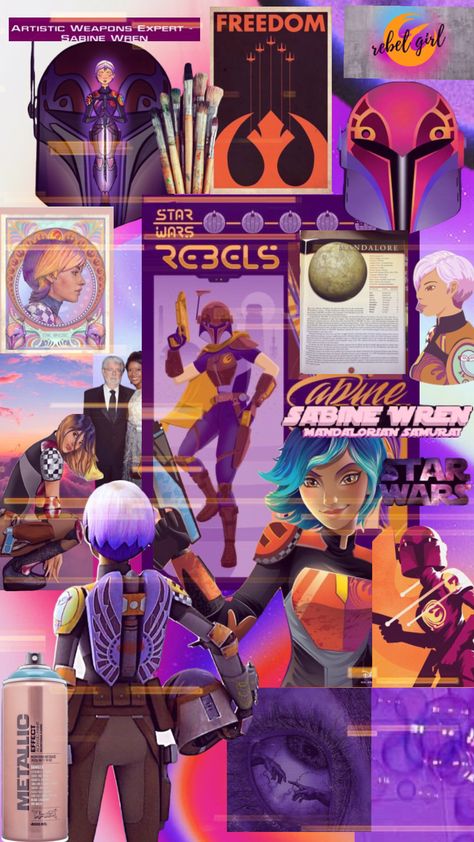 Sabine Wren the Artist #starwarsrebels Sw Rebels, Sabine Wren, Star Wars Sith, Boss Wallpaper, Star Wars Love, Star Wars Drawings, Snoopy Wallpaper, The Force Is Strong, Star Wars Poster