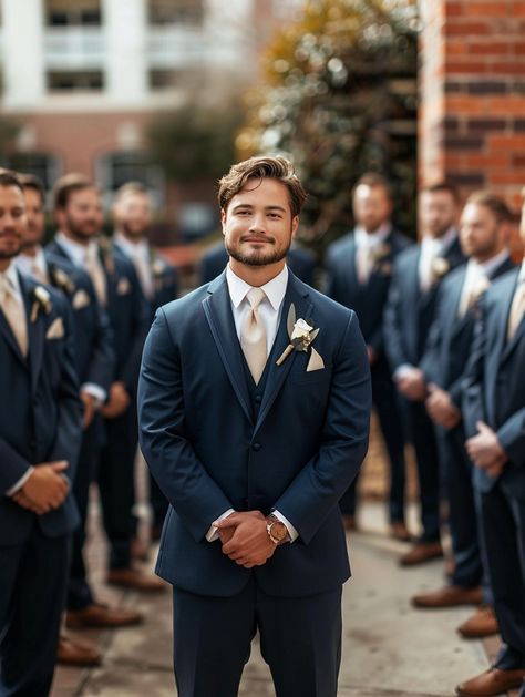 Suiting up with the best crew! These groomsmen bring their A-game, making the wedding day even more memorable. Cheers to impeccable style and lifelong friendships!   #GroomsmenGoals #WeddingDay #SuitUp Groomsmen Getting Ready, Game Making, Groomsmen Attire, Suit Up, Wedding Day, How To Memorize Things, Wedding Photography, Bring It On, Photography