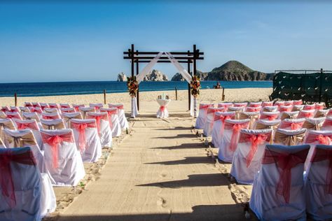 riu-santa-fe-beachfront Wedding Venues In Mexico, Mexico Wedding Venues, Mexico Wedding Venue, Destination Wedding Cost, Cabos Wedding, Los Cabos Wedding, Punta Cana Wedding, Gazebo Wedding, Budget Friendly Wedding