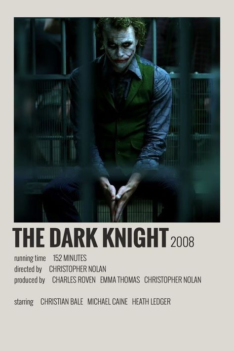 The Dark Knight Poster, Film Polaroid, The Dark Night, Iconic Movie Posters, Movie Card, Film Posters Minimalist, Septième Art, Film Poster Design, Great Movies To Watch