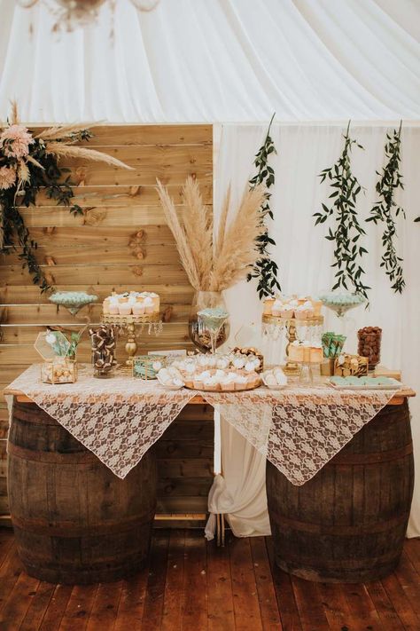 Boho Party Dessert Table, Pampas Grass Dessert Table, Boho Dessert Table Decor, Pampas Dessert Table, Boho Cake Table Decor, Boho Dessert Table Ideas, Boho Dessert Table Wedding, Cake Table Wedding Decorations, Boho Desert Table