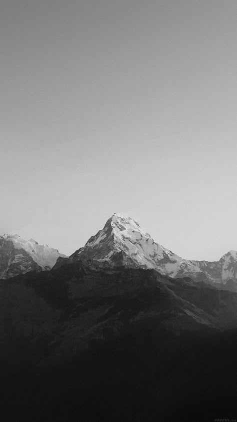 Wallpaper Mountain, Mountain Hd Wallpapers Iphone, Iphone 5c Wallpaper, Dark Mountain Wallpaper Iphone, Black And White Mountain Wallpaper, Snowy Mountain Wallpaper, Dark Snowy Mountains, Wall Paper Phone, Iphone 6 Wallpaper