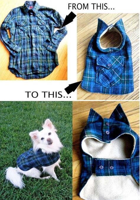 DIY Pet Coat Pattern. Because we all know I'm a little too obsessed with my dog. Diy Dog Clothes, Clothes For Dogs, Dog Clothes Diy, Coat Pattern Sewing, Dog Clothes Patterns, Dog Projects, Dog Crafts, Animal Projects, Diy Dog