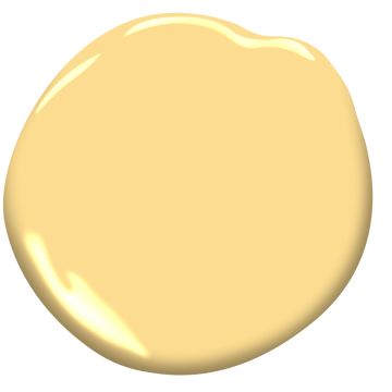 Benjamin Moore Hawthorne Yellow, Hawthorne Yellow, House Palette, Coordinates Art, Yellow Paint Colors, Vintage Decorating, Paint Tips, Door Colors, Yellow Doors