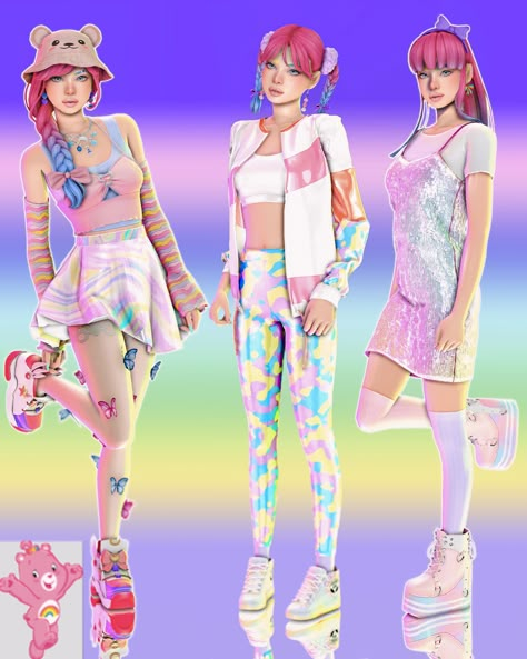 She has 3 outfits CC folder included!! How to install: 1. Download custom content folder here 2. Put "Mods" in your "Mods" folder 2. Put "Tray files" in your "Tray" folder 3. Enjoy it ♥ Hope you enjoy  <3 All credits to CC creators! Sims 4 Cyberpunk Clothes, Pastel Goth Sims 4 Cc, The Sims 4 Outfit Cc, Cc Folder, Sims 4 Cc Characters, Sims 4 90s Cc, Cyberpunk Clothes, Free Sims, The Sims 4 Pc