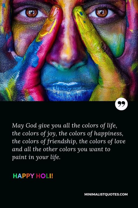 Holi Thoughts, Holi Wishes, Happy Holi, Color Of Life, Other Colors, All The Colors, Creative Art, Of Love, Festival