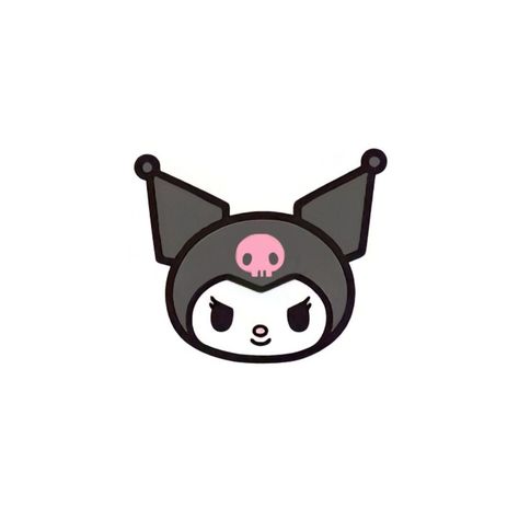 Kuromi With White Background, Sanrio Icons Kuromi, Kuromi Sanrio Icon, Kuromi Icons Aesthetic, Kuromi Aesthetic Icon, Pink Kawaii Pfp, Jacket Stickers, Kuromi Widget, Sanrio Characters Kuromi