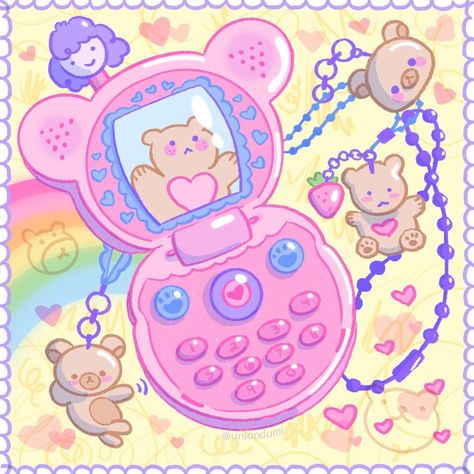 Art Sketchbook Cute, Flip Phone Illustration, Cute Flip Phones, Flip Phone Drawing, Cellphone Drawing, Motorola Flip Phone, Motorola Flip, Flip Phone Aesthetic, Phone Drawing