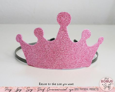 Faux Leather Svg, Princess Crown Svg, Pig Birthday Theme, Tiara Svg, Tiara Diy, Alphabet Crafts Preschool, Make A Crown, Crown Template, Crown Svg