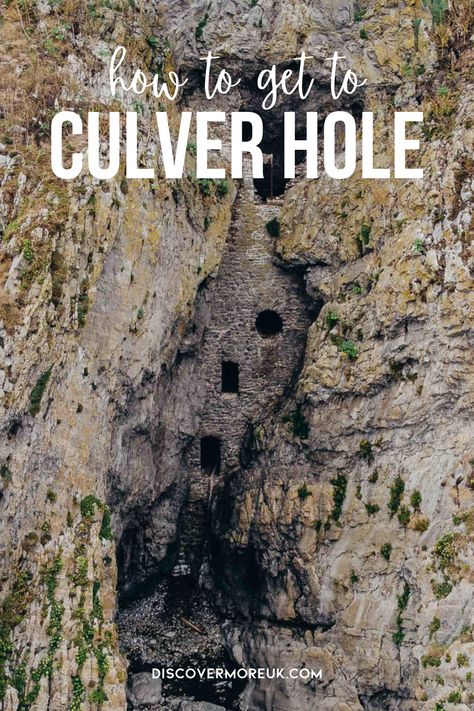 Find out how to get to Culver Hole in Wales with this detailed guide including pictures! A real hidden gem on the Gower Peninsula. | culver hole wales directions | culver hole directions | culver hole how to find | culver hole history | port eynon wales | the gower peninsula wales | culver hole tips | culver hole location | what is culver hole | how to find culver hole | wales hidden gems | south wales hidden places | uk hidden gems | most beautiful places in wales | wales travel photography Gower Peninsula Wales, Wales Holiday, Gower Peninsula, Natural Cave, Pembrokeshire Coast, Caravan Site, Wales Travel, Hidden Places, Caravan Park