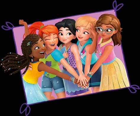 Lego Friends Aesthetic, Emma Lego Friends, Lego Friends Characters, Shimmer And Shine Characters, Lego Friends Birthday, Lego Friends Party, Friends Lego, Lego Friends Sets, Lego Wallpaper