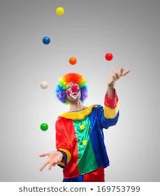 Clown Images, Stock Photos & Vectors | Shutterstock Clown Juggling, Clown Images, Juggling Balls, Funny Clown, Clowns Funny, Juggling, Mario Bros, Royalty Free Images, Adobe Stock