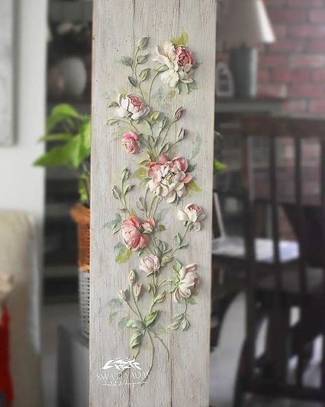 Sculptural Painting, Sculpture Art Projects, Mural Art Design, Plaster Crafts, Plaster Sculpture, Plaster Wall Art, Flower Art Drawing, Clay Wall Art, Flower Sculptures