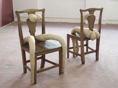 Sarah Lucas - Make Love (2012) Sarah Lucas, Women Artist, Art Alevel, Digital Museum, Make Love, Collaborative Art, Plaster Art, The Revenant, Human Mind