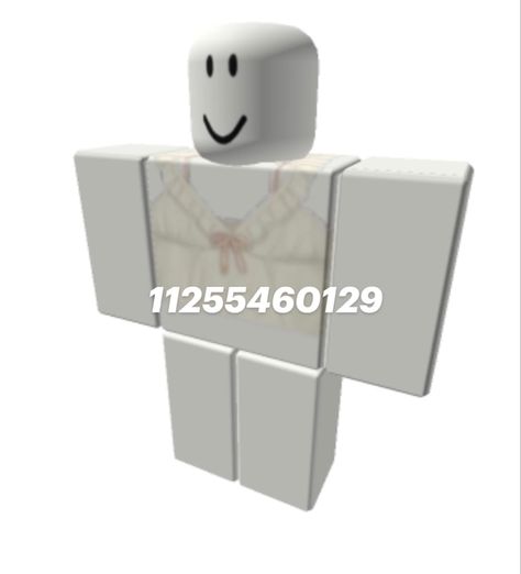 Roblox Codes White, Roblox White Dress Codes, Roblox Cute Outfit Codes, Coquette Outfit Codes Bloxburg, Coquette Roblox Codes, White Shorts Roblox Code, Roblox Id Codes For Clothes Cutecore, Roblox White Sleeves Code, Roblox Clothes Id