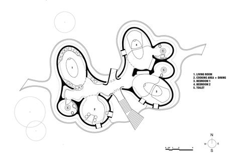 Organic Plans Architecture, Organic Form Architecture, Site Plan Architecture, Organic Architecture Concept, Public Library Design, Organic Building, Form Architecture, Architecture Drawing Presentation, Plan Architecture