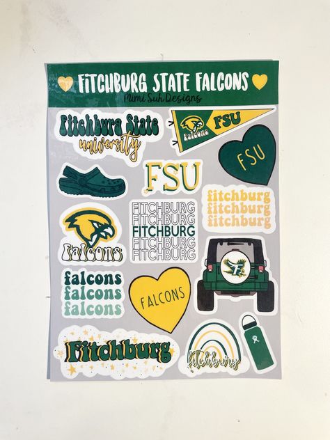 University Merchandise Design, School Merchandise Ideas, University Stickers Design, Sporty University Logo T-shirt For College, University Stickers, University Merch, School Merch, University Merchandise, Promotional Stickers