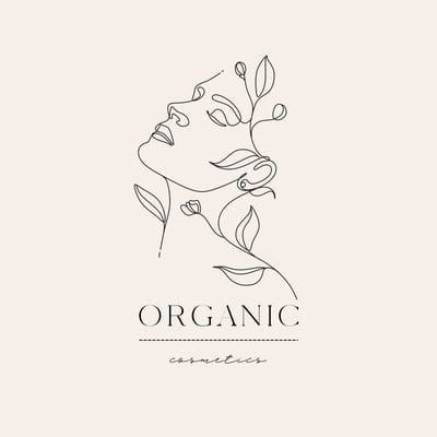 Black and Pink Feminine Line Art Nature Organic Logo - Templates by Canva Hair Logo Design, Makeup Logo Design, Skincare Logo, Hair Logo, Organic Logo, Small Business Logo, Lashes Logo, Simple Logo Design, Hand Drawn Logo