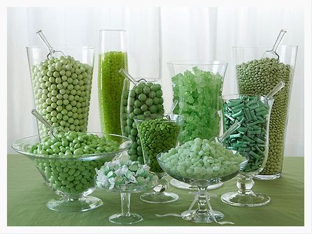 Green Candy Buffet, Green Sweets, Fantasy Party, Candy Station, Green Candy, Bulk Candy, Dessert Buffet, Candy Table, Candy Desserts