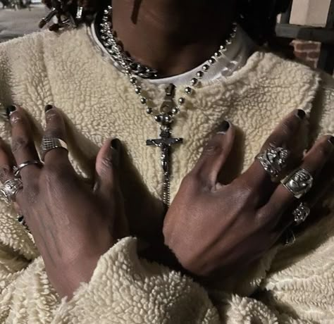 #archive I'm With The Band, Afro Punk, Dope Jewelry, Funky Jewelry, A Cross, How To Pose, Dream Jewelry, Jewelry Inspo, Fashion Killa