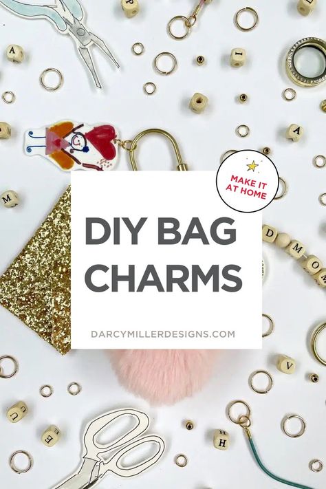 Add a touch of whimsy to your accessory game with these creative DIY Bag Charms! These fun and playful accessories are perfect for adding a pop of color and personality to any bag. Whether you're looking to add a touch of fun to your everyday tote or want to make a statement with a bold backpack, these DIY bag charms are the perfect way to show off your unique style. Backpack Charms Diy, Tote Bag Charms, Diy Bag Charm, Large Key Rings, Whimsical Diy, Backpack Charms, Diy Tote, Diy Backpack, Alphabet Beads