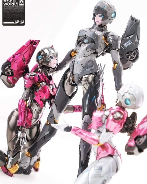 Blackprime | Flame Toys Furai Model TRANSFORMERS Arcee - Customs, via 毒MILK on weibo. Source : @daimchoc If only i have the skill to make this kit… | Instagram Transformers Original Characters, Transformers Female, Female Transformers Concept Art, Transformers Figure Photography, Transformers Figures, Custom Transformers Figures, Arcee Transformers, Transformers Vintage Toys, Transformers Art Design