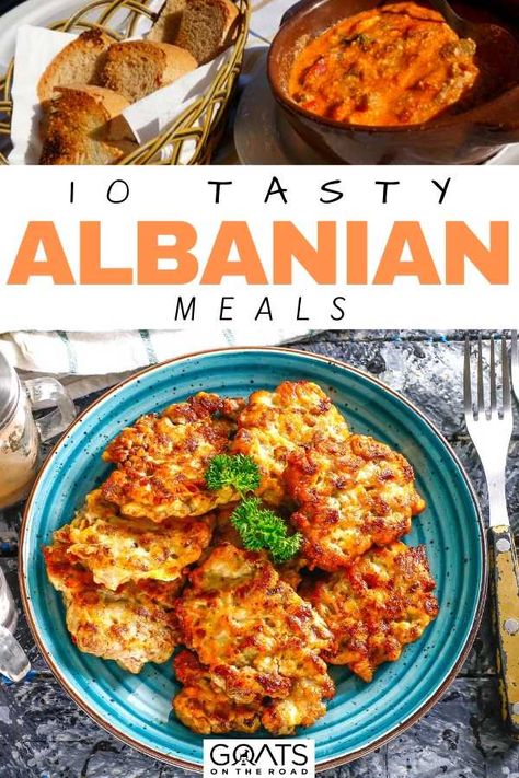 Enjoy our recommendations on 10 Albanian meals you must-try! From freshly caught shrimp, to some of the most beloved dishes like Tavë Kosi, Perime Në Scarë, Speca me Glizë, and more. This list of traditional Albanian food will leave you hungry for more. | #AlbanianFood #Albania #Food Albanian Food Recipes Dishes, Albania Food Albanian Recipes, Albanian Culture Food, Albanian Recipes Dinners, Albanian Food Recipes, Albanian Breakfast, Albanian Dishes, Albania Food, Albanian Cuisine