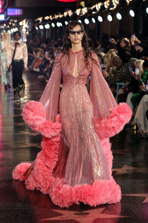 Gucci Couture, Gucci Fashion Show, Parade Outfit, Gucci Love Parade, Love Parade, Gucci Runway, Gucci Gown, Gucci Fashion, Spring Summer 2022