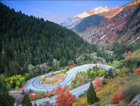 S curve Big Cottonwood Canyon, Utah Big Cottonwood Canyon Utah, Cottonwood Canyon Utah, Running Events, City Marathon, Boston Marathon, Surf City, Marathons, Salt Lake City Utah, Beautiful Views