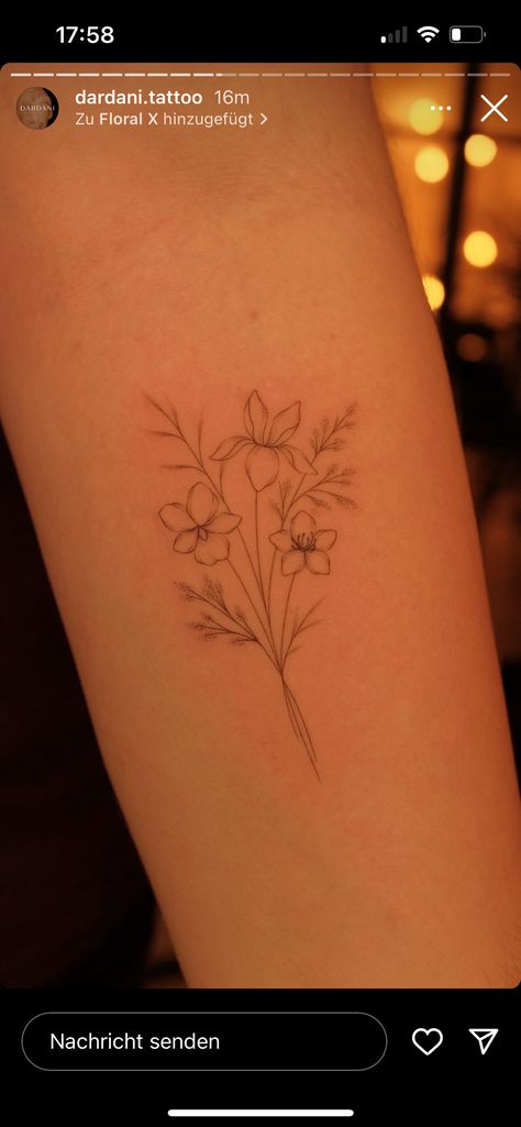 Honeysuckle Tattoo Simple, Honeysuckle Tattoo, Line Work, Tattoo Outline, Tattoo Inspo, Simple Tattoos, Flower Tattoo, Tattoo Ideas, Tattoos