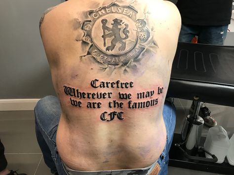 Chelsea Tattoo Chelsea Tattoo Ideas, Chelsea Fc Tattoo, Chelsea Tattoo, Unique Quote Tattoos, Rib Tattoo Quotes, Short Quote Tattoos, Inspiring Quote Tattoos, Tattoo Quotes For Men, Quote Tattoos Girls