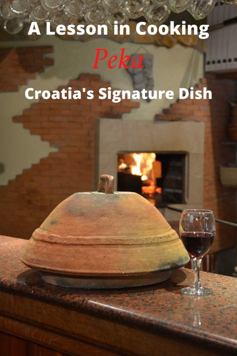 Croatian Peka Recipes, Most Popular Meals, Slovenian Recipes, Popular Meals, Croation Recipes, Balkan Food, Croatian Food, Croatian Cuisine, Meat Restaurant