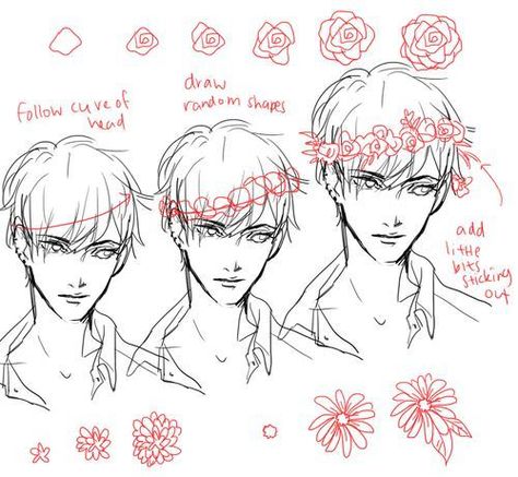 Imgur: The magic of the Internet Flower Crown Drawing, Crown Drawing, 캐릭터 드로잉, Plant Drawing, Poses References, Drawing Poses, Drawing Reference Poses, Drawing Tips, Drawing Techniques