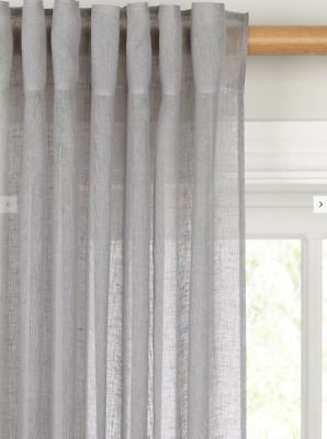 Farmhouse Reno, Blue Gray Bedroom, Voile Panels, Curtain Headings, Tab Top Curtains, Tab Curtains, Plain Curtains, Voile Curtains, Types Of Curtains