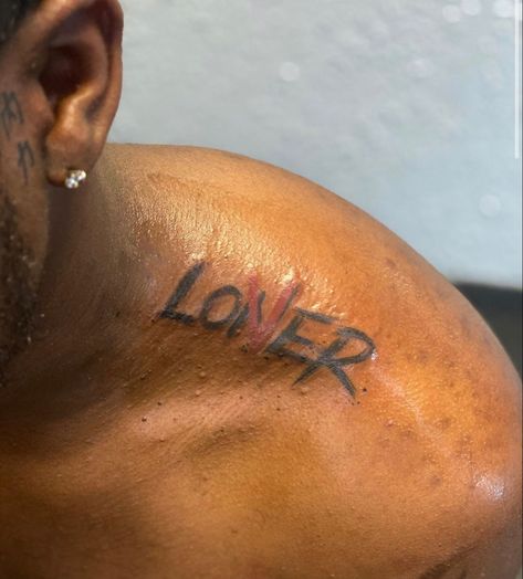 Loner Tattoos Ideas, Loner Tattoos, Lover Tattoos, Neck Tats, Rose Tattoos For Women, Tattoos For Lovers, Ig Captions, Stylist Tattoos, Dope Tattoos