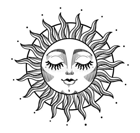 Sun Face Drawing, Mask Art Project, Closed Eye Drawing, Sun And Moon Tattoo Designs, Draw Sun, Bohemian Drawing, Sun And Moon Face, Solar Chakra, Art Soleil