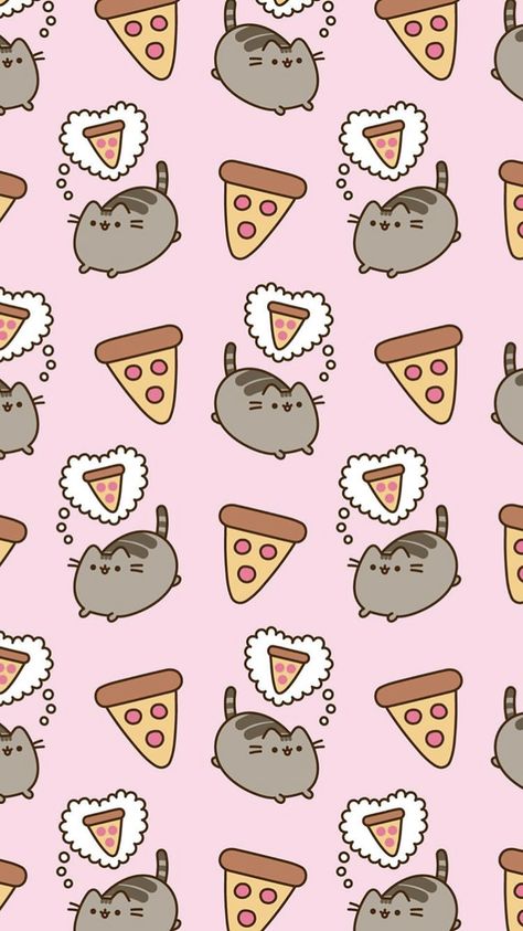 Pusheen Imagenes De Pusheen Fondos De Hello Kitty Gatito Pusheen Pizza Wallpaper, Wallpaper Gatos, Pusheen Cute, Iphone Wallpaper Cat, Moon Wallpaper, Apple Logo Wallpaper, Pusheen Cat, Cats Iphone, Random Pictures