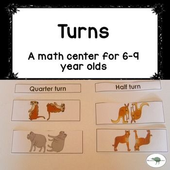 An independent turn or rotation activity. Help your students learn whole turns, quarter turns and half turns with these zoo animals!Designed by a Montessori teacher.There are 2 pictures of animals on each card. The first picture is the animal facing upright. Maths Fun, Ks1 Maths, Reading Response Journals, Montessori Teacher, Transformation Pictures, Maths Ideas, Pictures Of Animals, Math Measurement, School Safety