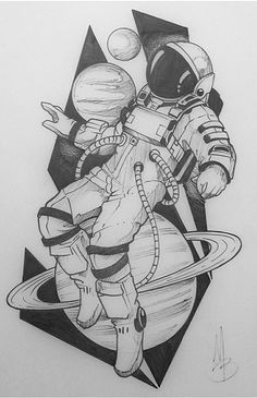 Nasa Drawing, Astronaut Drawing, Pencil Drawing Images, Easy Mandala Drawing, Space Drawings, Color Drawing Art, Pencil Sketch Images, Meaningful Drawings, Easy Drawings Sketches