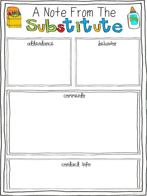 Free Substitute Teacher Report Template | Substitute Teacher Feedback Form Substitute Teacher Forms, Substitute Teacher Resources, Substitute Teacher Tips, Substitute Teacher Binder, Substitute Teacher Plans, Teacher Forms, Substitute Teaching, Teacher Activities, Teacher Templates