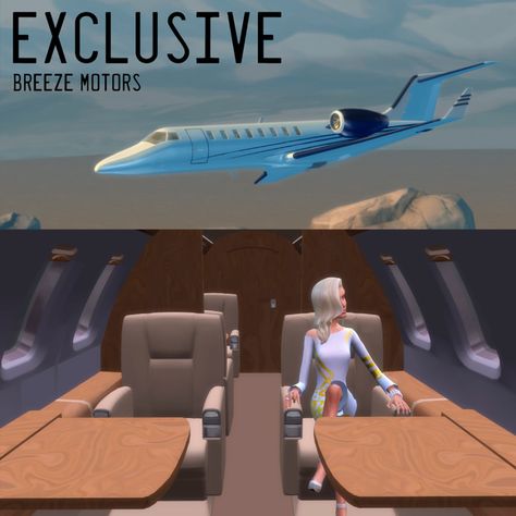 Sims 4 Car Mod, Private Plane Interior, Sims 4 Cars, Jet Privé, Sims 4 Piercings, Wallpaper Background Design, Sims 4 House Plans, Casas The Sims 4, Sims Games