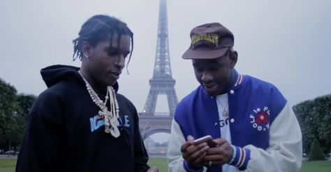 A$AP Rocky, Tyler, the Creator Team For New Song ‘Potato Salad’  ||  Rappers hint at new collaboration WANGSAP after dropping music video filmed in Paris https://www.rollingstone.com/music/music-news/aap-rocky-tyler-the-creator-team-for-new-song-potato-salad-702833/ Potato Salad Tyler The Creator, Asap Rocky And Tyler The Creator, Tyler The Creator And Asap Rocky, Tyler The Creator Asap Rocky, Mutual Obsession, Asap Rocky Tyler The Creator, Tyler Style, Lord Pretty Flacko, Tyler The Creator Wallpaper