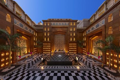 Leela Palace Udaipur, Bill Bensley, Udaipur India, Most Luxurious Hotels, Hotel Branding, H Design, Palace Hotel, Best Wedding Venues, Courtyard Garden