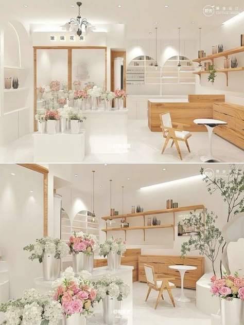 Flower Shop Layout Design, Flower Shop Backdrop, Florist Interior Design, Flower Studio Interior, Flower Store Interior, Flower Shop Interiors Design Florists, Floral Shop Interior, Modern Flower Shop, Florist Shop Interior