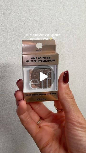 Hannah St Luce on Instagram: "New @elfcosmeticsuk fine as fleck glitter eyeshadows 🤍✨ what do we think? Shall i compare to other products??👀 shade - champagne showers #elfcosmeticsuk #elf #elfcosmetics #glittereyeshadow #eyeshadow #affordablemakeup (not an ad, product was gifted, no obligation to post)" Elf Eyeshadow, E.l.f. Cosmetics, Makeup Tricks, Affordable Makeup, Glitter Eyeshadow, Great Ideas, Hair And Makeup, Makeup Products, Getting Ready