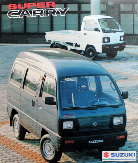 Suzuki Super Carry: 1986-1998 Suzuki Super Carry, Suzuki Carry, Car Brochure, Mini Trucks, Used Cars, Carry On, Van, Trucks, Vehicles