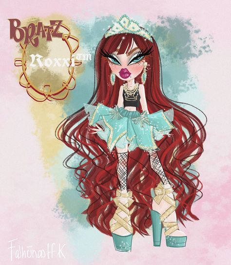 Bratz Lettering, Roxxi Bratz, Bratz Fanart, Bratz Princess, Princess Ideas, Bratz Girls, Childhood Tv Shows, Marilyn Monroe Art, Fashion Forever