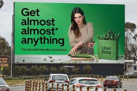 Uber Eats Australia Grocery Home Delivery, Composite Images, Kloe Kardashian, Self Deprecating Humor, Billboard Design, Uber Eats, Advertising Strategies, Tv Ads, Kris Jenner