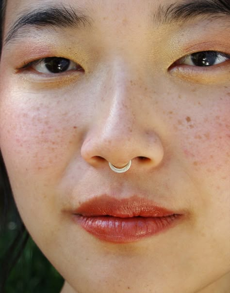 Moon septum Ring Silver sepum ring nose hoop silver septum | Etsy Moon Nose Ring, Boho Nose Ring, Silver Septum Ring, Nose Ring Septum, Nostril Ring, Diamond Nose Stud, Ring Moon, Septum Nose, Indian Nose Ring